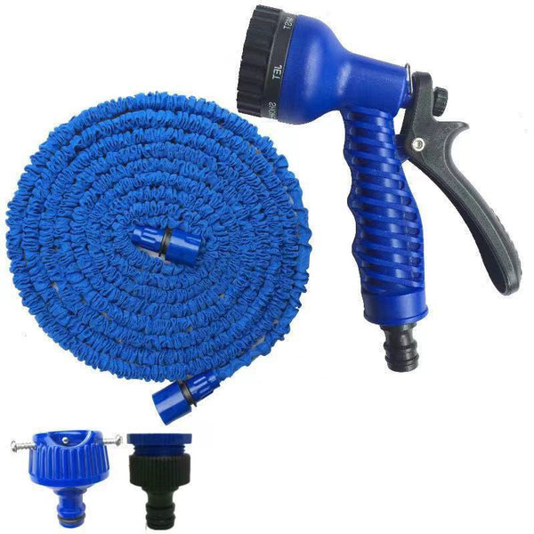 100ft Expandable Garden Hose with Spray Nozzle | Lightweight, Flexible & Tangle-Free Water Hose | Multi-Function Spray Gun for Gardening, Car Wash & Patio Cleaning
