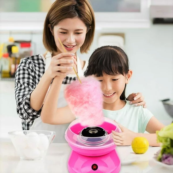 Mini Cotton Candy Maker | Electric Cotton Candy Machine for Kids & Adults | Compact, Easy-to-Use Home Appliance for Parties & Desserts